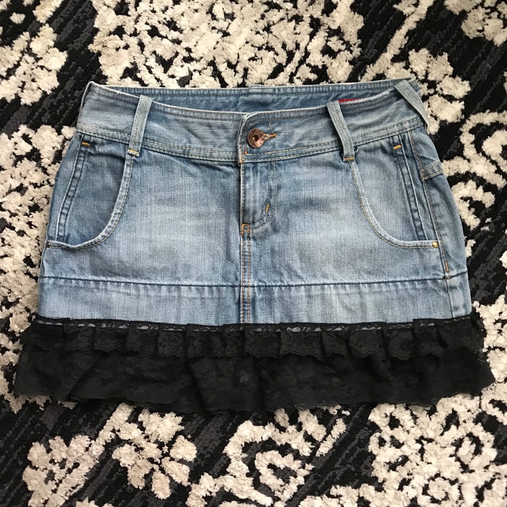 FINAL PRICE X2 Good Quality Mini Denim Skirt 💞